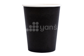 Стакан 250 мл., Black, бумажный для горячего