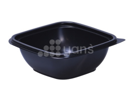 СпК 126(12*12) дно, 375 мл., черный, (ПП, ВЗЛП) + крышка 2105705