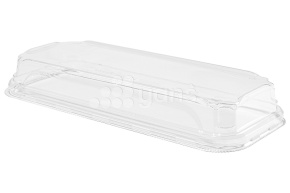 Крышка ПЭТ к контейнеру Pratico, 221*91*24мм (дно 33164)