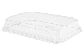 Крышка ПЭТ к контейнеру Pratico, 185*129*24мм (дно 33168)