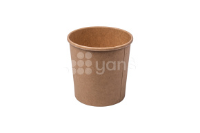 Супница крафт без крышки EcoSoup, 360 мл+крышка 334141 или 334101Verde Vita