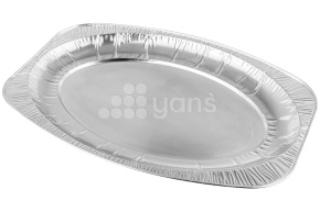 Блюдо алюминиевое овальное, Y345