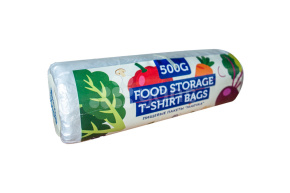 Маечка с ручкой, прозрачная в рулоне, 25*45 см/500 г Cyclyc