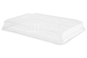 Крышка ПЭТ к контейнеру Pratico, 256*182*24мм (дно 33174)