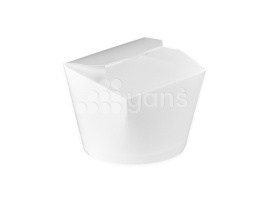 Контейнер бумажный для лапши "China Box", белый, 750 мл.