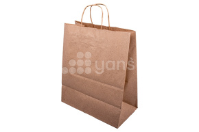 Пакет крафт с кручеными ручками 260*150*350 (М)