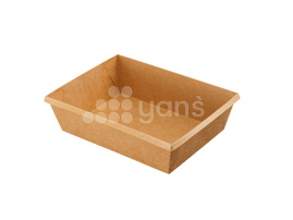 Салатник OneClick, крафт, 400 мл (+ крышка 33079)